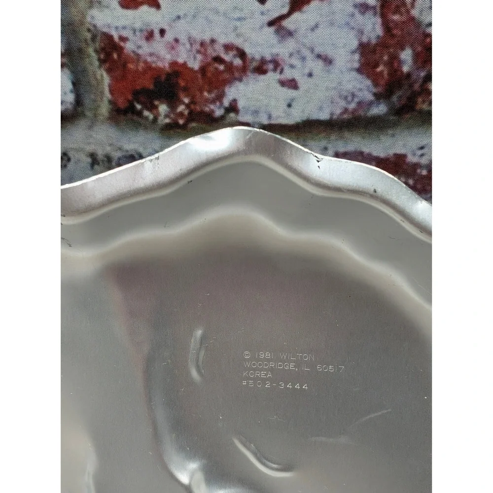 Vintage 1981 Wilton Gentle Lamb Aluminum Cake Pan Mold 502-3444 Silver